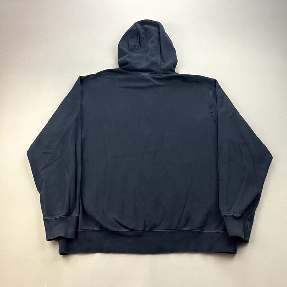 Nike Hoodie Sweatshirt Mens Large Black Pullover Swoosh Logo Sportswear Athletic - Picture 4 of 10